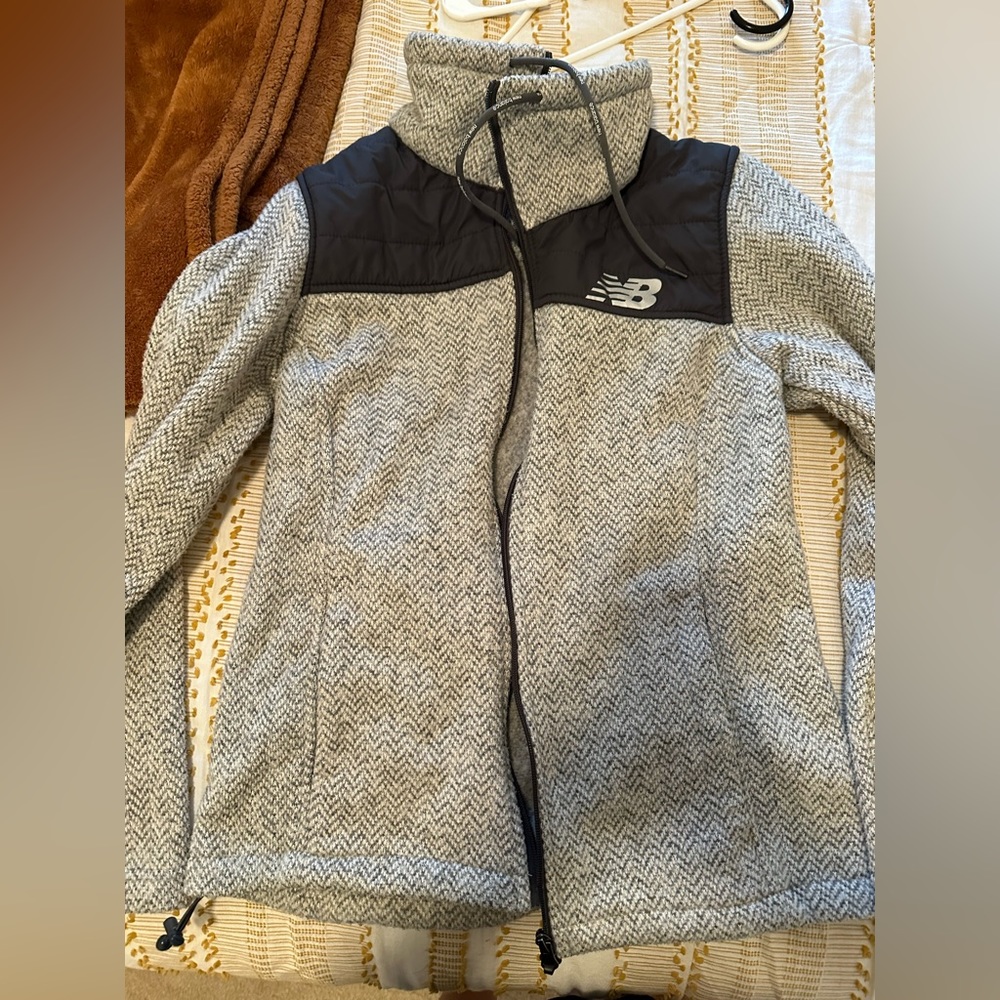 New balance zip up sweater